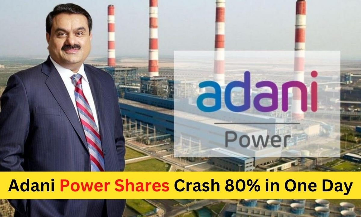 Adani Power Shares Crash 80% in One Day
