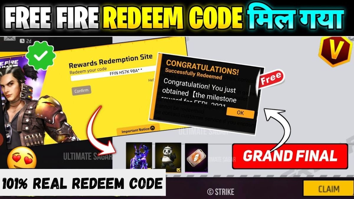 Free Fire Redeem Code 2025