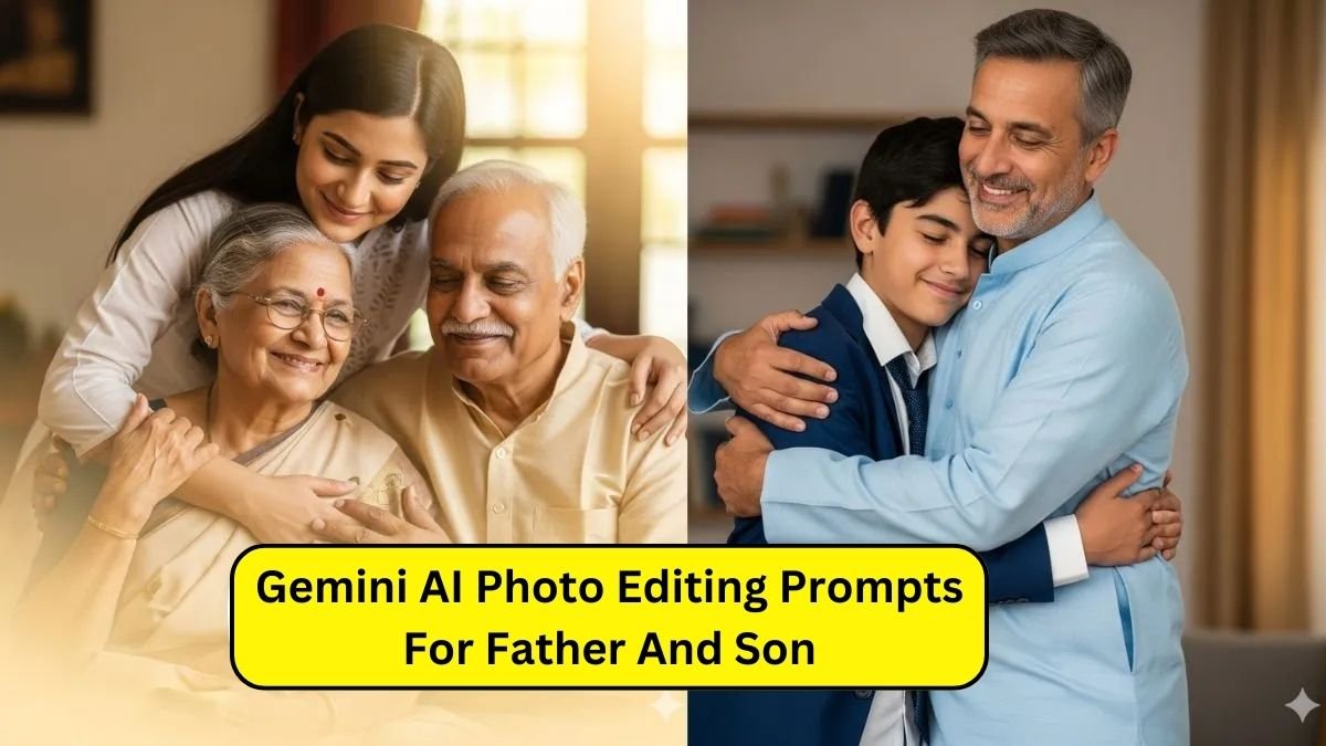 Gemini AI Photo Editing Prompts For Father And Son