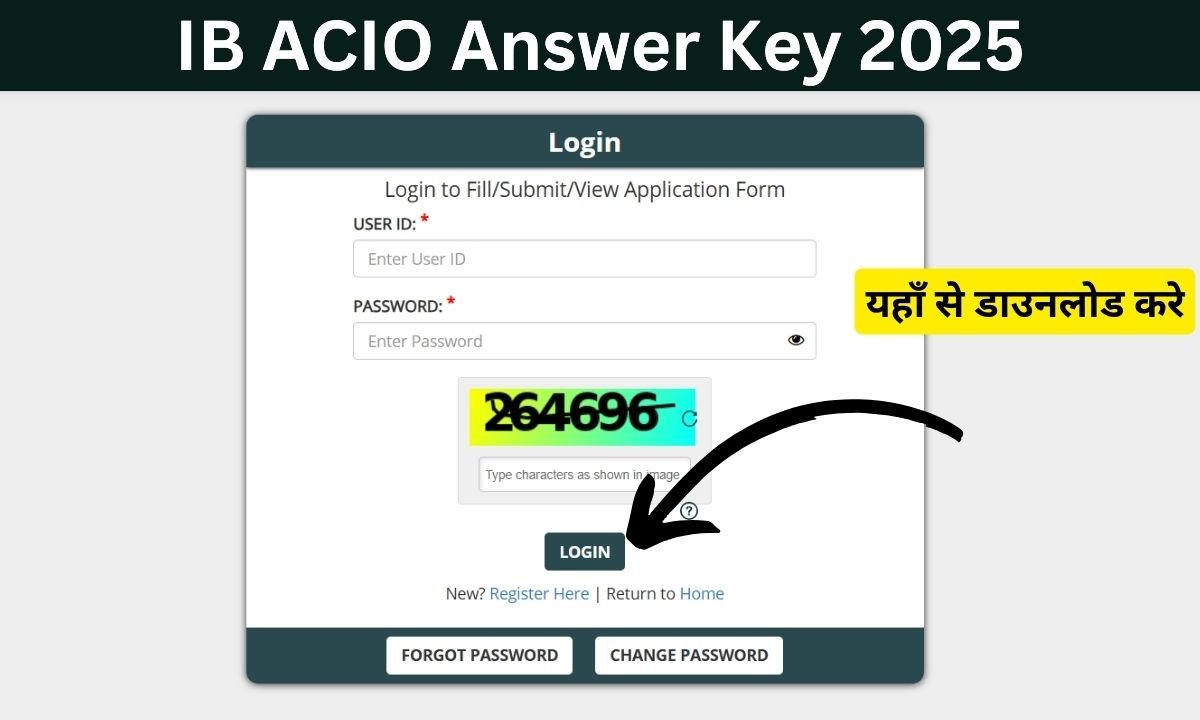 IB ACIO Answer Key 2025