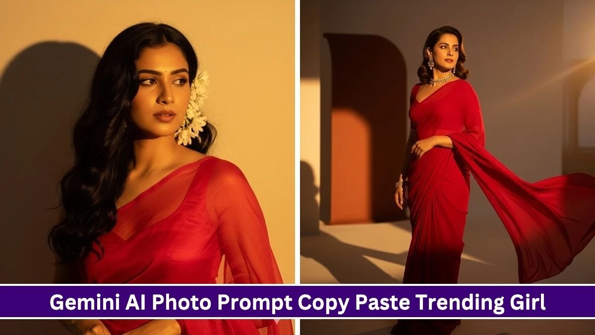 Gemini AI Photo Prompt Copy Paste Trending Girl